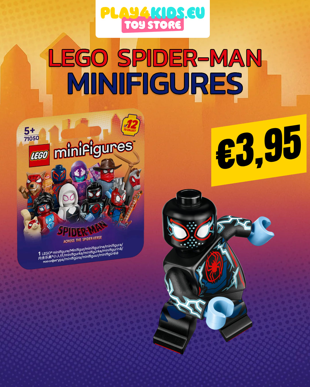 LEGO Minifiguren – Spider-Man in het Spider-Vers 71050