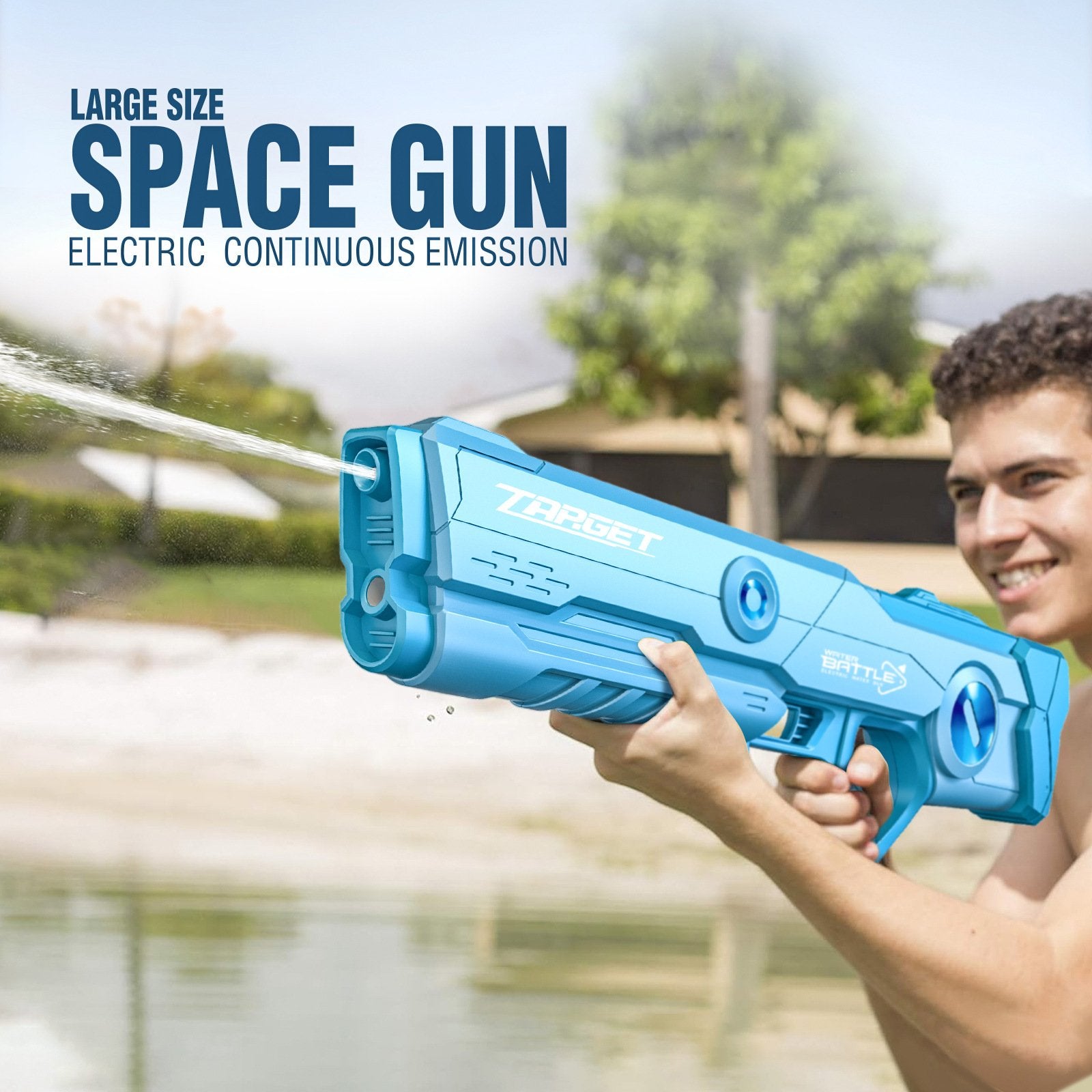 Electric Water Gun - 820ml High Capacity - Play4Kids.eu