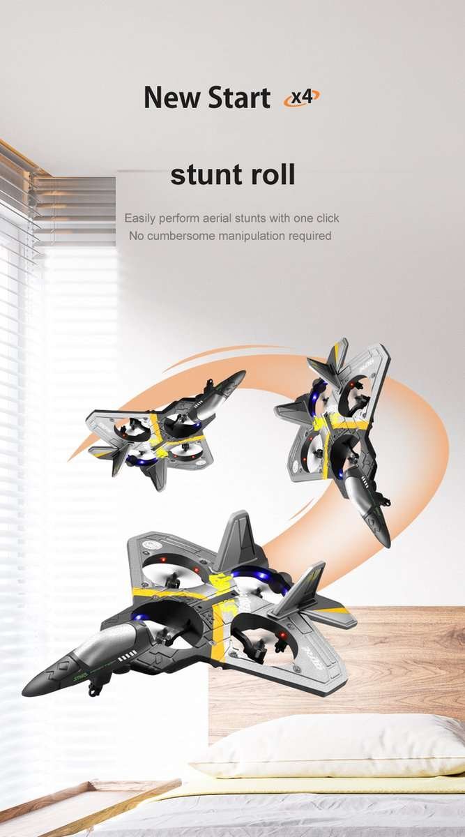 F-22 Raptor Remote Controlled Aircraft – Stunt Plane - Play4Kids.eu