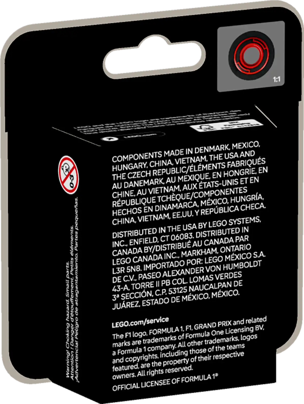 LEGO F1® verzamelbare raceauto's